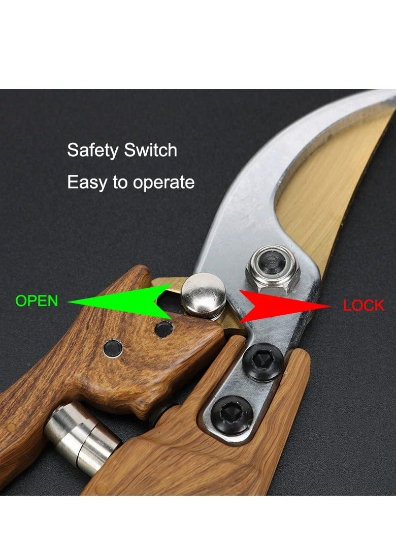 Generic - Garden Shears, Premium Bypass Pruning Shears for your Garden, for Cutting, Trimming, Harvesting, Japanese Stainless Steel Blade, Cutting Through Anything in Your Yard - Image 1