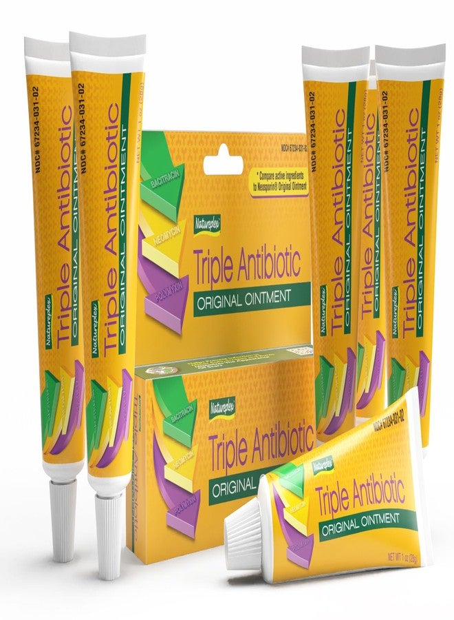 Natureplex Triple Antibiotic Ointment 1.0 oz (Pack of 6 – Contains Bacitracin, to Aid Wound Care, Scrapes, Cuts, and Burns, Prevents Infections, Helps Healing – Made in USA - Image 2
