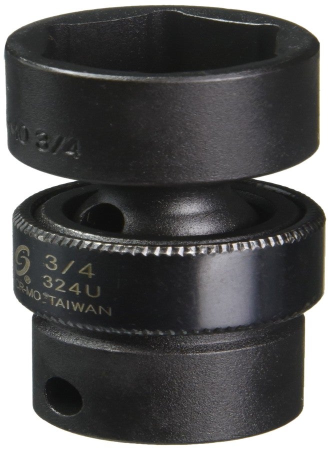 Sunex Tools Sunex 324U 3/8" Standard Drive Universal 6 Point Impact Socket 3/4" - Image 2