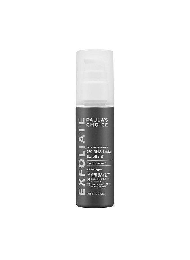 PAULA'S CHOICE Skin Perfecting 2% Bha Lotion Salicylic Acid Exfoliant For Large Pores And Redness 3.3 Oz  - Image 1