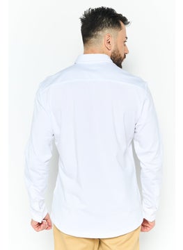 Men Regular Fit Plain Long Sleeve Casual Casual Shirt, White - pzsku/Z92E088E09F2883F7081EZ/45/_/1738678717/79568e3a-23ed-4a1b-97bd-6f93223641c8