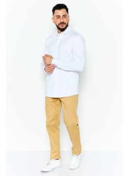 Men Regular Fit Plain Long Sleeve Casual Casual Shirt, White - pzsku/Z92E088E09F2883F7081EZ/45/_/1738678736/ce5f2ddd-822f-40c5-9dc6-18c2f723ab20