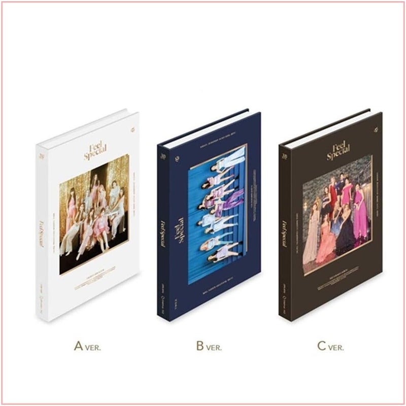 JYP coosolvo Twice Feel Special 8th Mini Album Random Version CD+88p PhotoBook+1p Lyrics Paper+5p PhotoCard+1p Gold PhotoCard+Tracking Kpop Sealed - Image 1