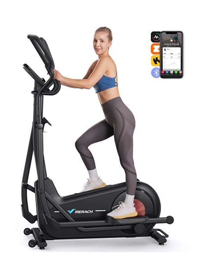 ميراتش دراجة تمارين أوبتكال ميراش أسود – أداء صامت، تصميم ذكي، وتمرين يحافظ على مفاصلك - Image 1