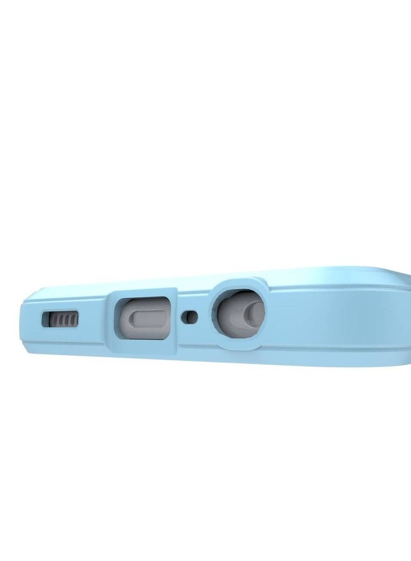 Magic Shield Tpu Silicone Shockproof Phone Case For Samsung Galaxy A23 Baby Blue - Image 3