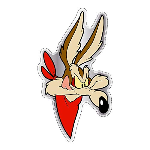 Fan Emblems Wile E. Coyote Car Decal - Automotive Domed Classic Looney Tunes Logo - Image 5