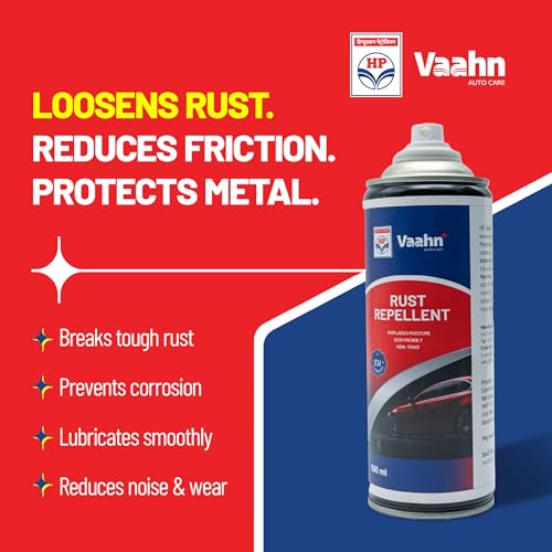 HP Vaahn Rust Remover Spray for Car & Bike - 500ml | Rust Repellent Spray | Lubricates, Cleans & Loosens Jammed Parts - Image 4