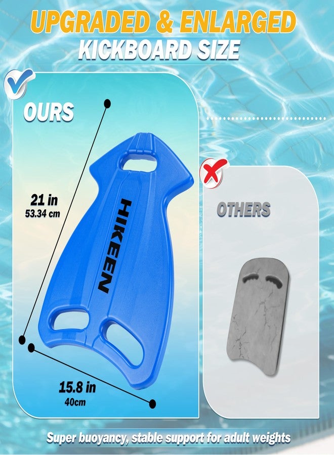 Hikeen Swim Kickboard - Large Size & High Buoyancy Kick Board Swim Adult for All Levels, Durable HDPE Kickboard Adult Swim Training for Pool & Open Water-1pcs - Image 2
