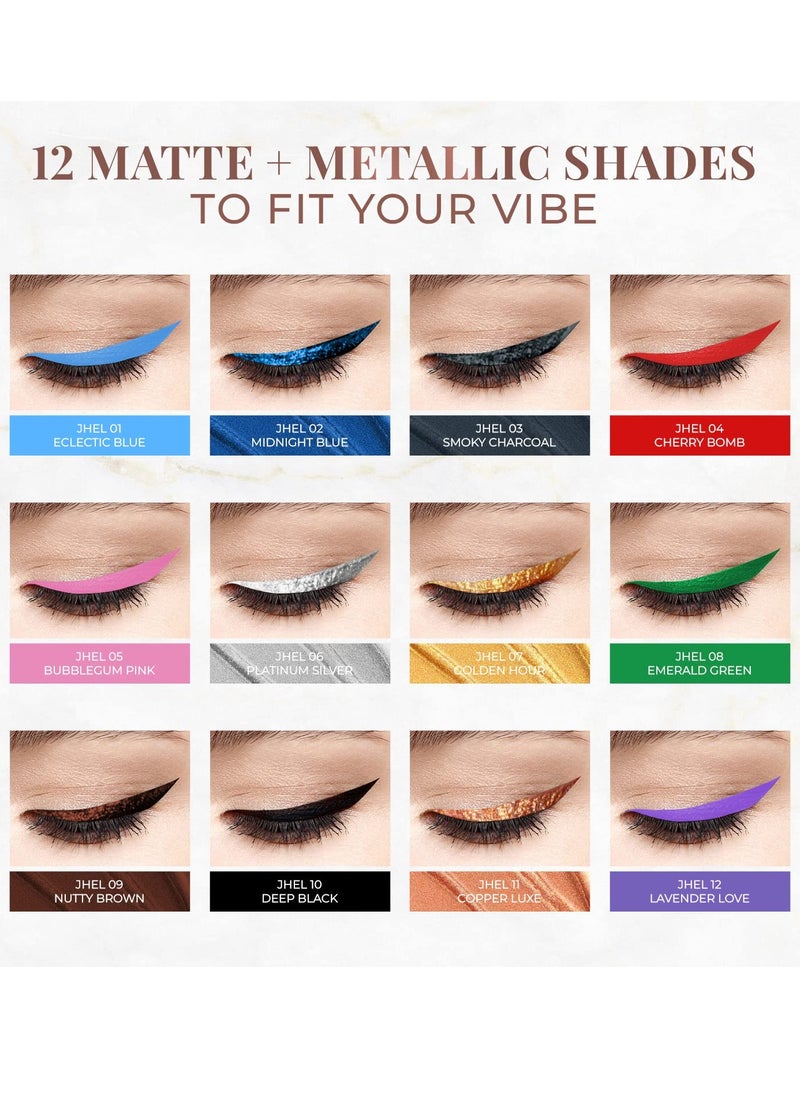 Just Herbs Just Herbs Eyeliner Waterproof and Smudge Proof Long Lasting Eyeliners 2.5g  - Image 3