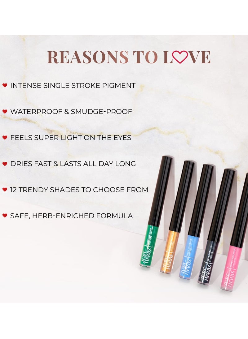 Just Herbs Just Herbs Eyeliner Waterproof and Smudge Proof Long Lasting Eyeliners 2.5g  - Image 5