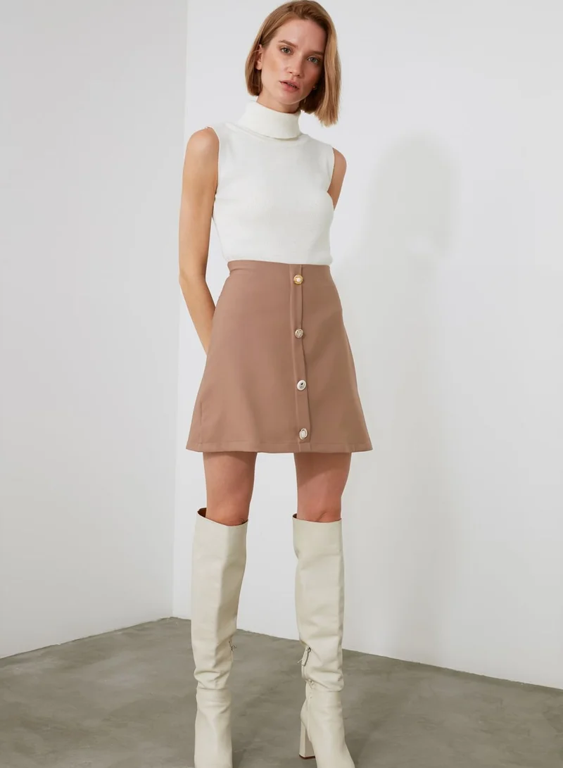 trendyol Button Detail Skirt