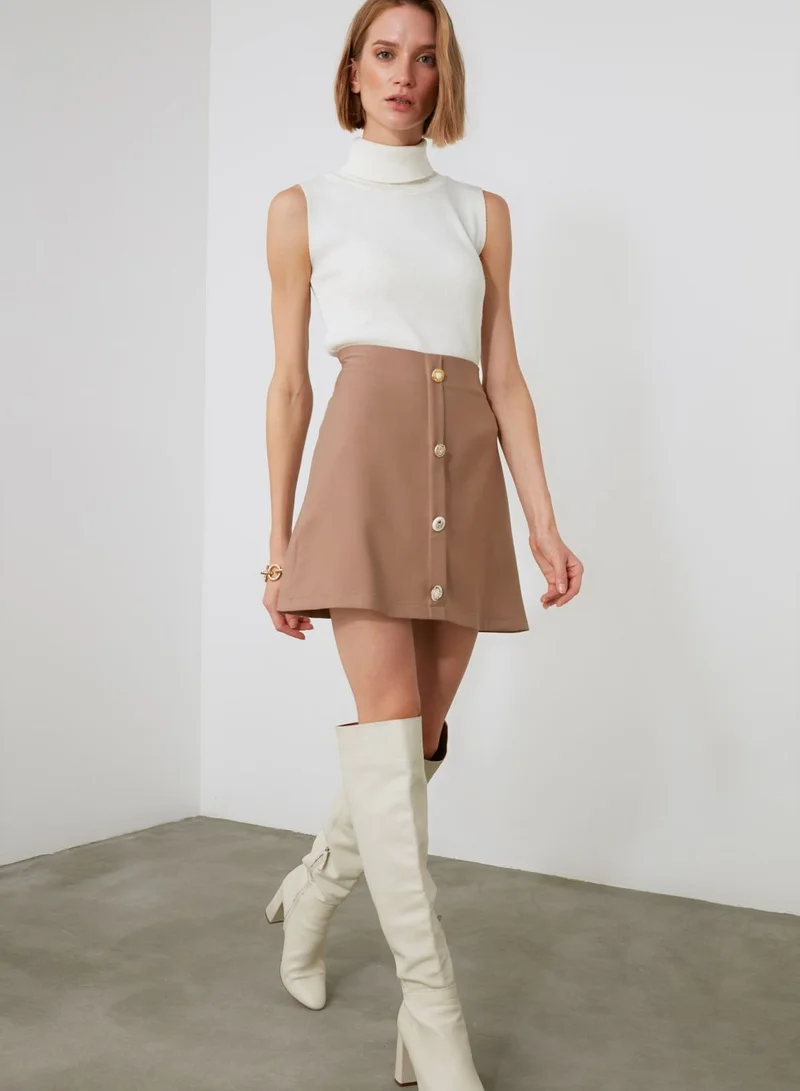 trendyol Button Detail Skirt