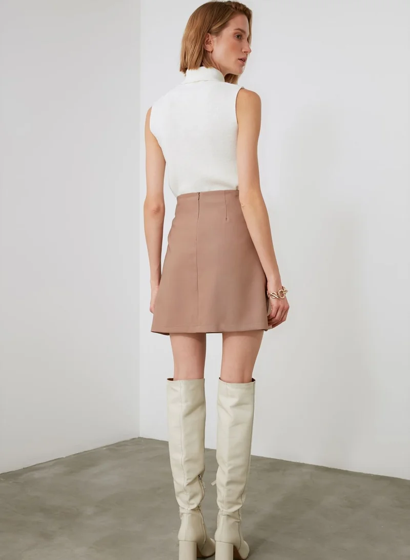 trendyol Button Detail Skirt