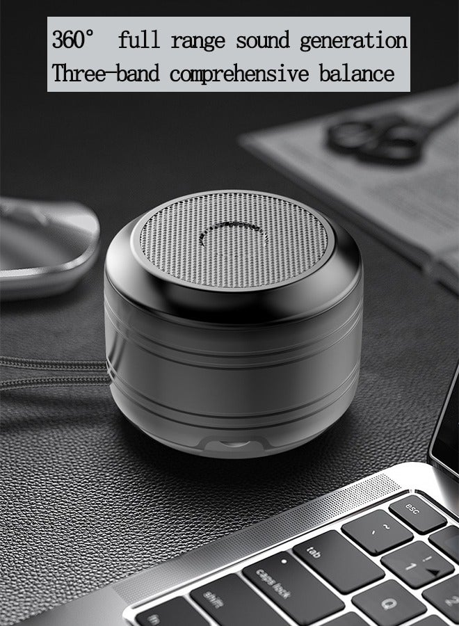 New Mini Small Steel Cannon High Volume Lanyard 5.0 Bluetooth Speaker Wireless Small Speaker - Image 3