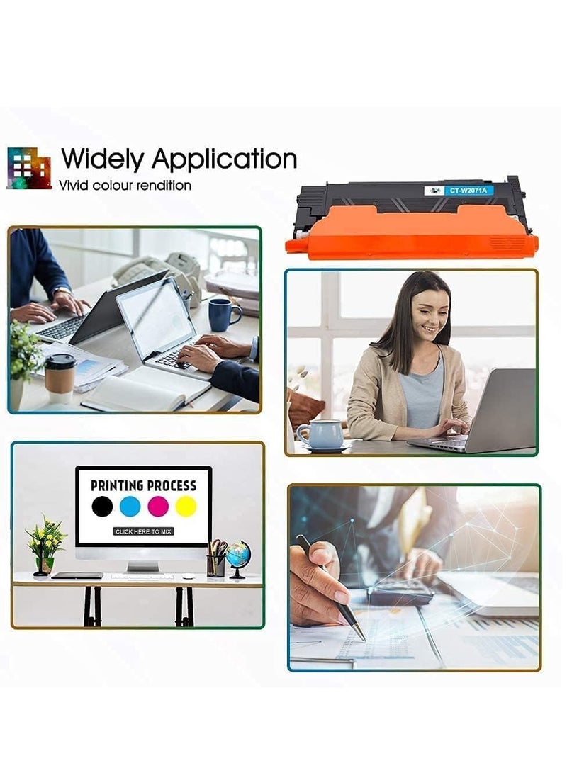 Terabyte خرطوشة حبر متوافقة مع كانون CEXV54 للاستخدام في طابعة إيميج رنر - IR Adv C3025 C3125 C3226 (أسود أزرق أصفر أرجواني) - Image 5