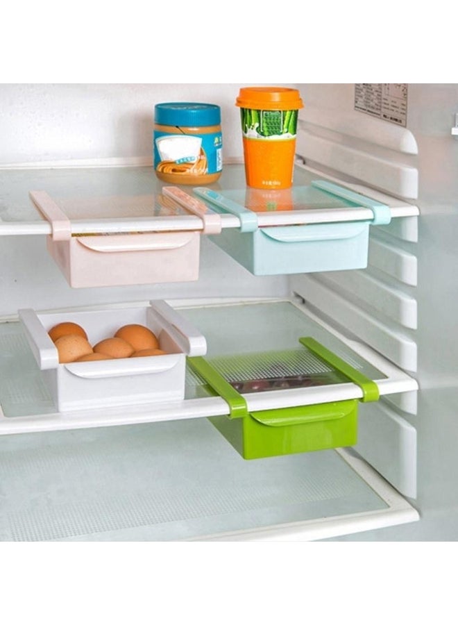 Slide Kitchen Fridge Freezer Space Saver Organizer Storage Rack Shelf Holder New  - Image 4