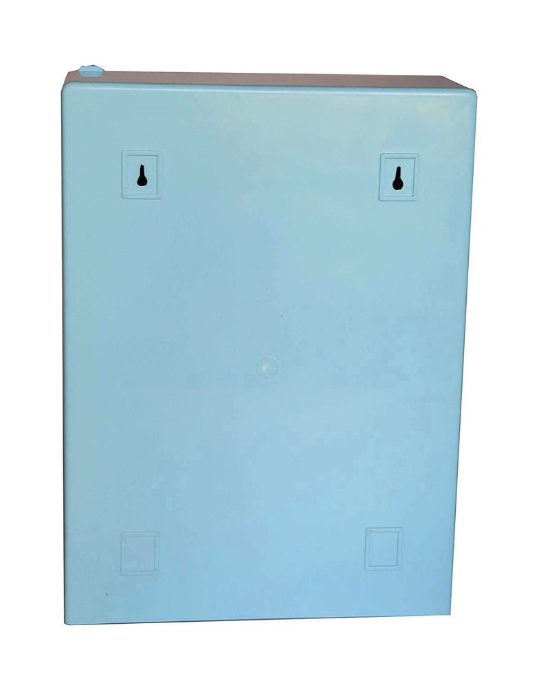 Maskey Maskey (Size: 14 x 10 x 4 Inches, Small Designer Multiuse Virgin Plastic Small Storage/Medicine/Bathroom Mirror Cabinet with Towel Rod for Home and Corporate Use. (Anglo Blue)  - Image 3