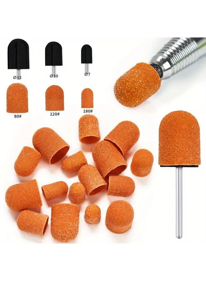 13mm Sand Drum Bearing Pedicure Callous Removal Cloth Sand Cap - Image 1