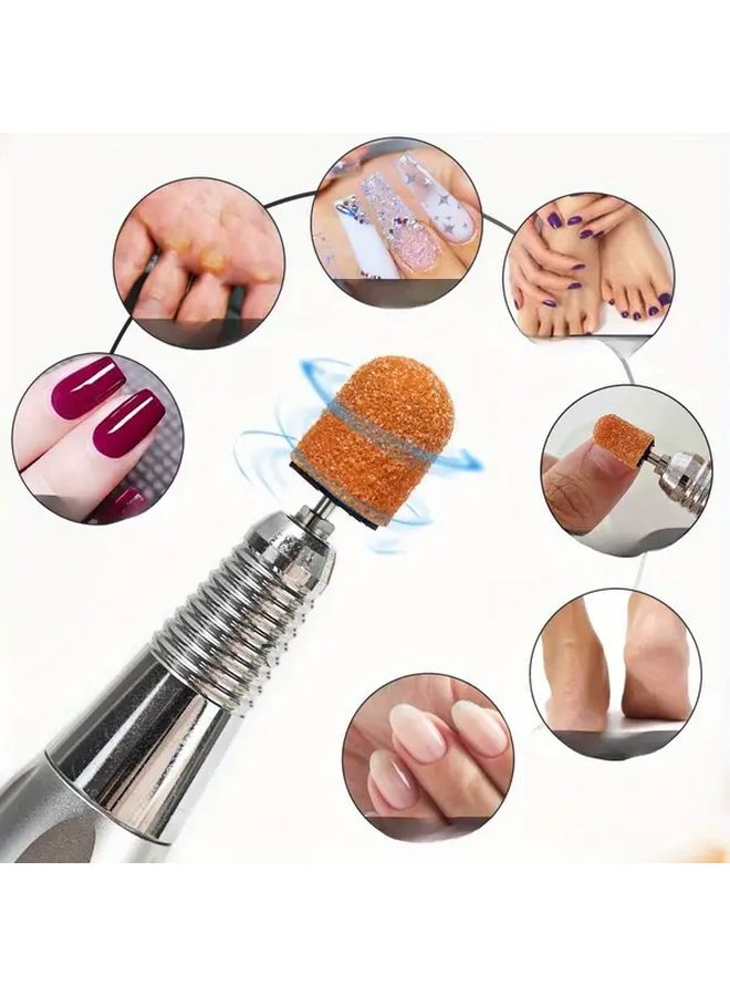13mm Sand Drum Bearing Pedicure Callous Removal Cloth Sand Cap - Image 3