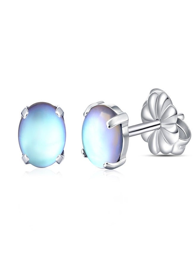 Limerencia Pure Titanium Hypoallergenic Earrings，Opal/Moonstone/Cat's Eye/Blue Turquoise Stud Earrings, Implant Grade|Delicate Jewelry For Sensitive Ears, 5mm, Titanium, Cubic Zirconia - Image 1