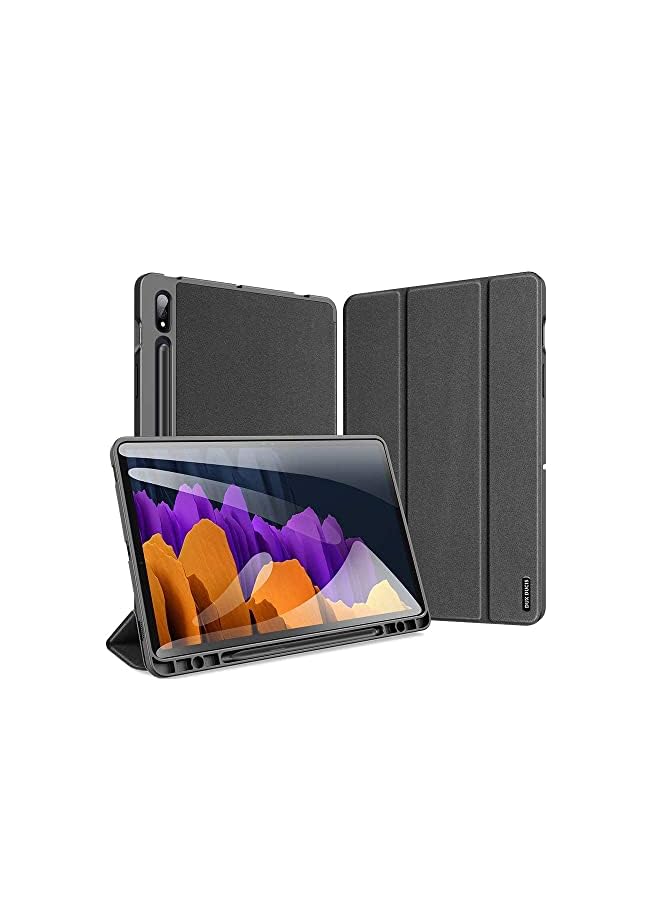 PROMASS For Samsung Galaxy Tab S8 Ultra Case, Shock Proof Stand Folio Case,Multi- Viewing Angles, Tpu Cover With Pencil Holder,Auto Sleep/Wake (Tab S8 Ultra, Black) - Image 2