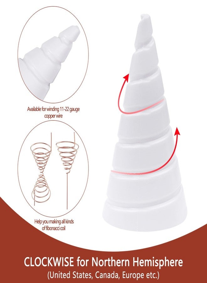 YBB Electroculture Gardening Copper Kit with 99.9% Pure Copper Wire 16 Gauge 65.6 Ft, 2 PCS Fibonacci Coil Winding Jigs, 12 PCS Wooden Stakes Antennas for Garden Plants Vegetables Growing - Image 4