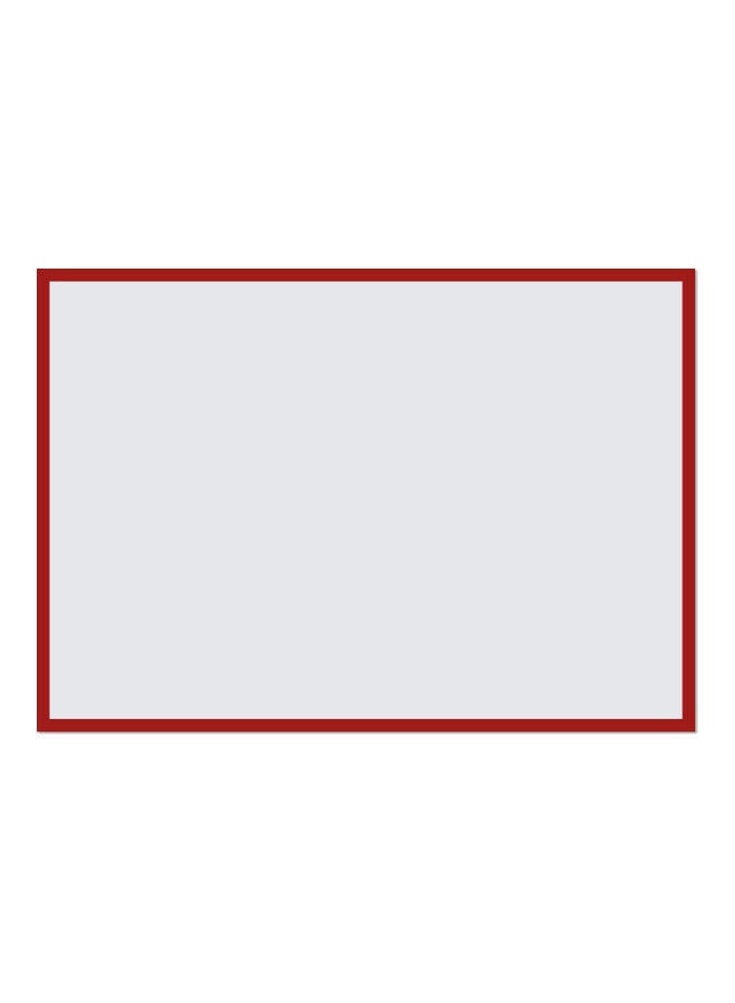 نيبمينينت حافظة مطاطية صلبة لحماية وحفظ الملفات مقاس A4 أحمر/أبيض