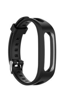 Generic Silicon Black Replacement Strap for HW band 3e Strap  - Image 2