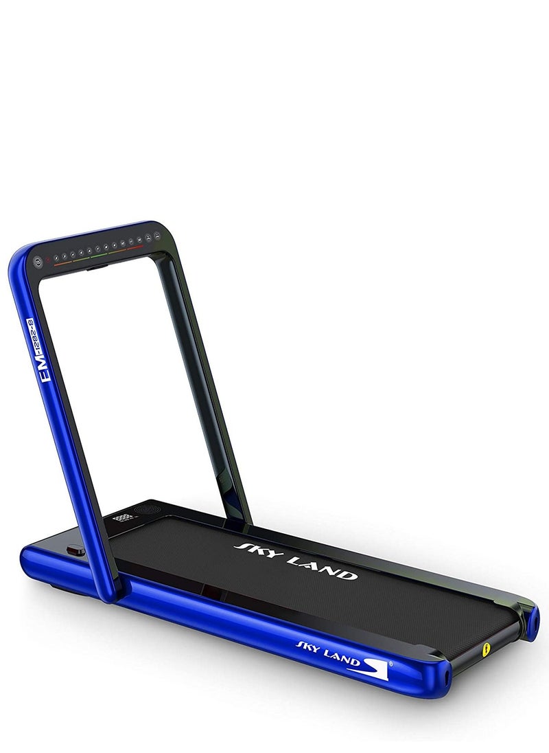 Sky Land - 2-in-1 Walking Pad Treadmill | 2.25 HP Quiet Motor, Bluetooth Speaker, LED Display & Compact Foldable Running machine for Home & Office – EM-1282-B - Image 1