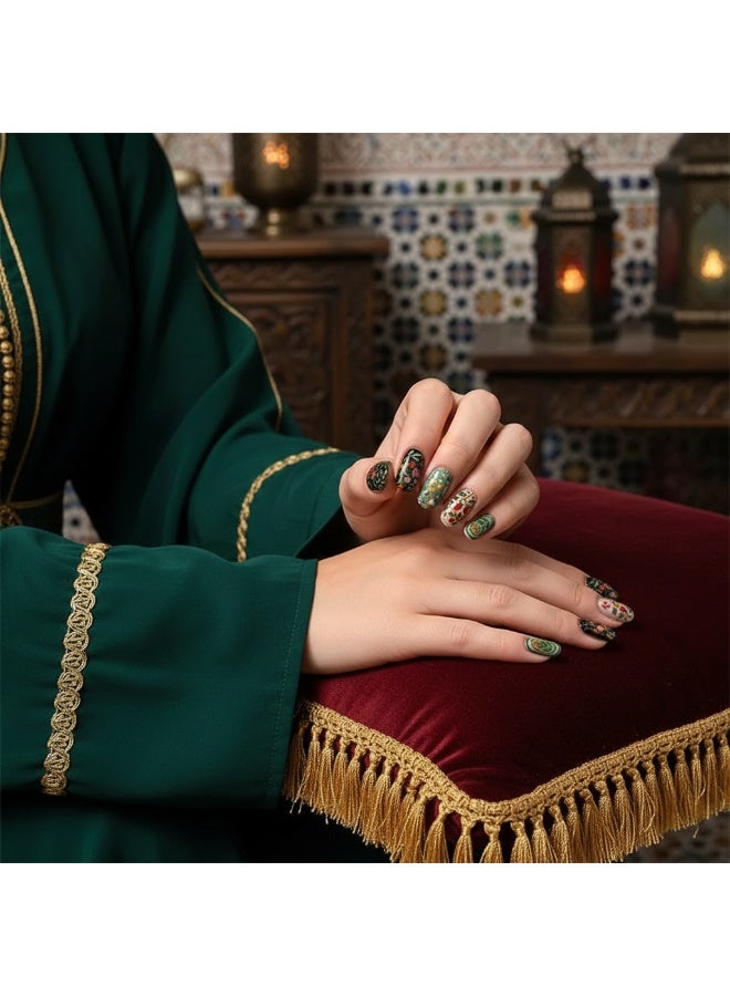 سنسيب قطعة قصيرة مربعة من الأظافر المضغوطة: أظافر صناعية من الأكريليك، أظافر صناعية لملاءمة سلسة - Image 1