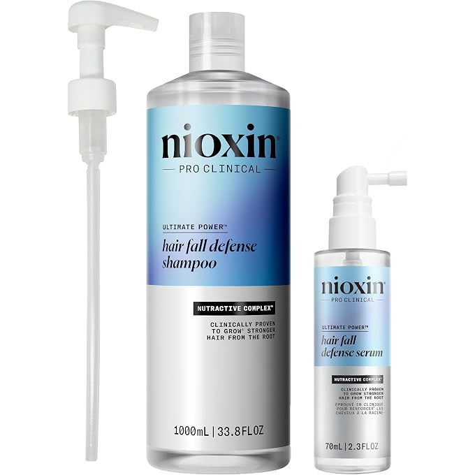 Nioxin Hair Fall Defense Kit Duo Sets | Leave-In Hair Treatment | Shampoo - Image 1