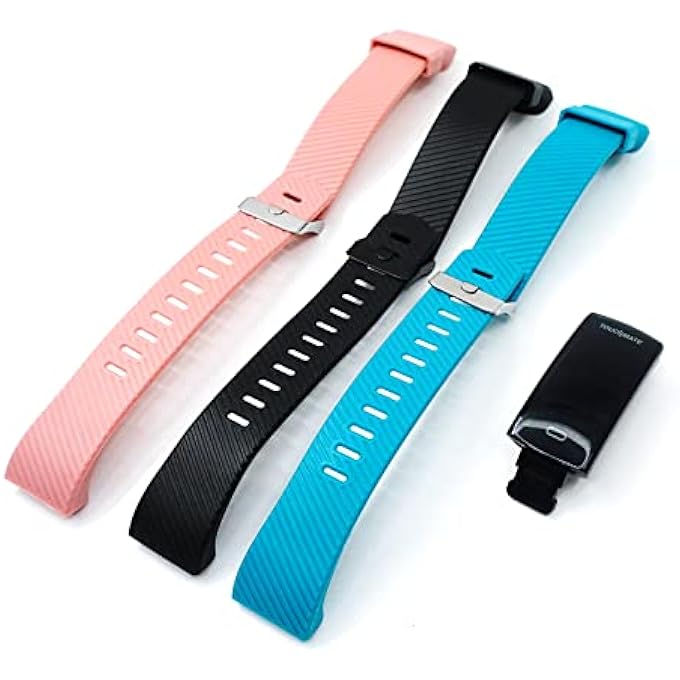 rayihni Touchmate Waterproof Fitness Band With 2 Free Belts, Bluetooth - Image 4