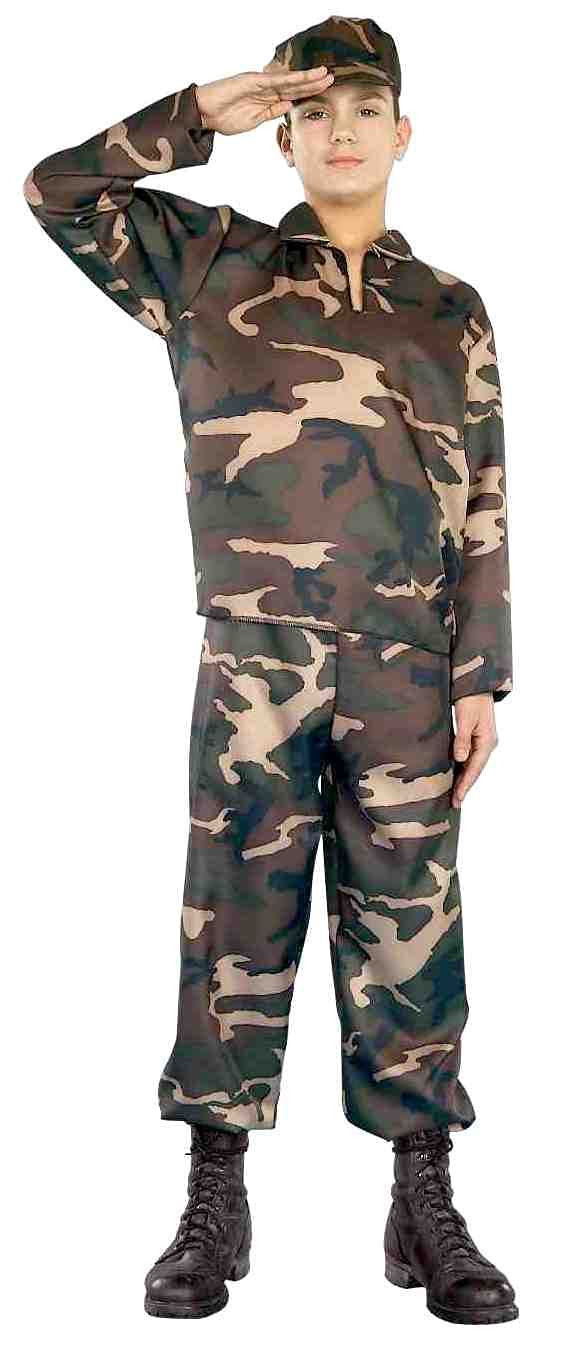 Rubies Childs Forum Army Soldier Costume Teen