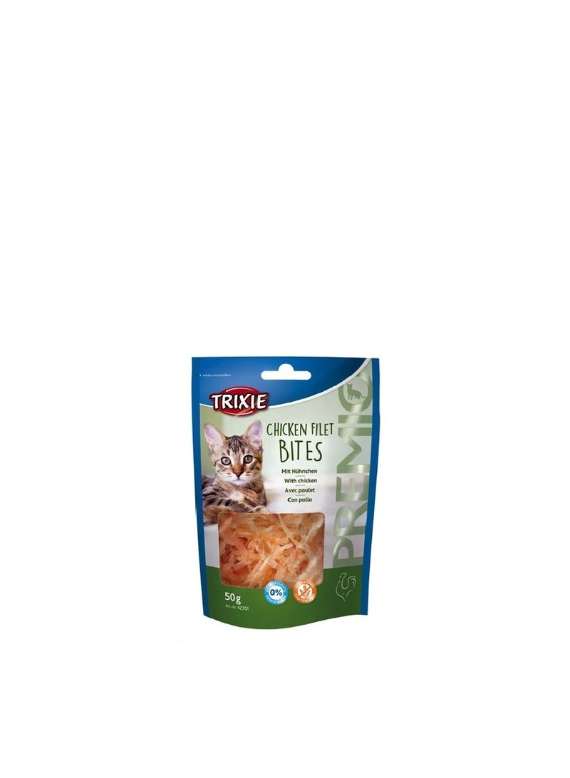 Trixie Premio Bites Chicken Fillets Cat Treats - Image 1