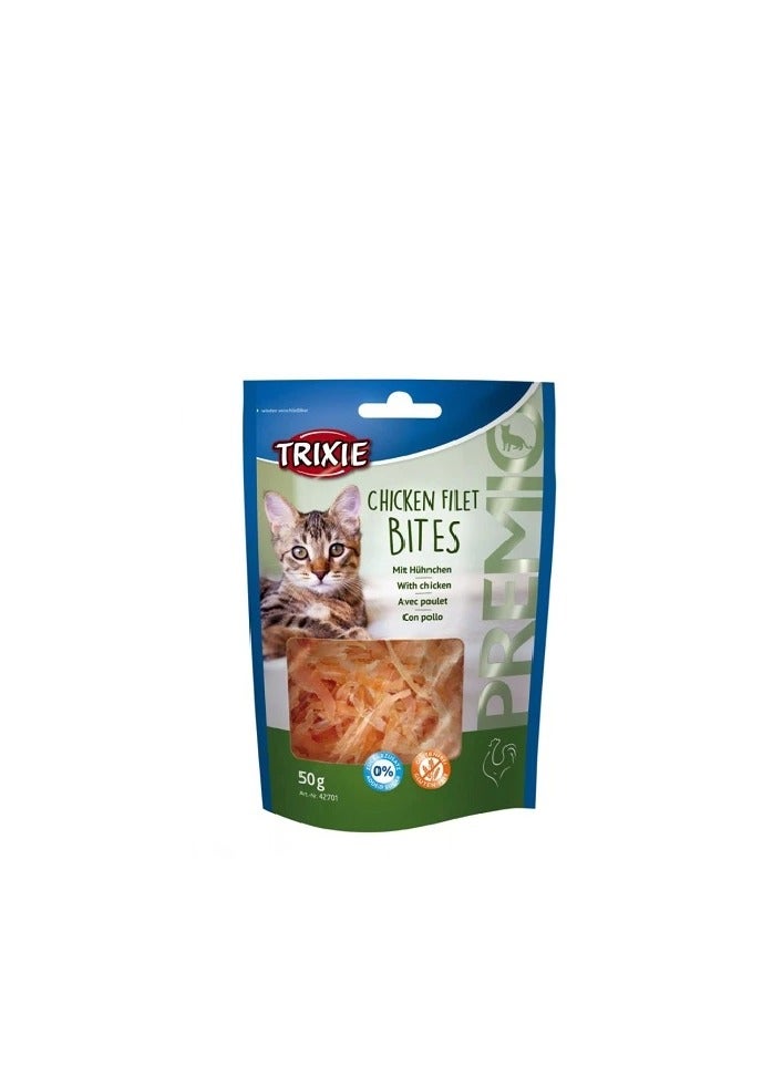 Trixie Premio Bites Chicken Fillets Cat Treats - Image 2