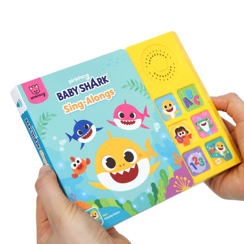 Pinkfong Baby Shark Sing-Alongs Sound Book - Interactive Learning, Nursery Rhymes - Ages 1+ - Image 1