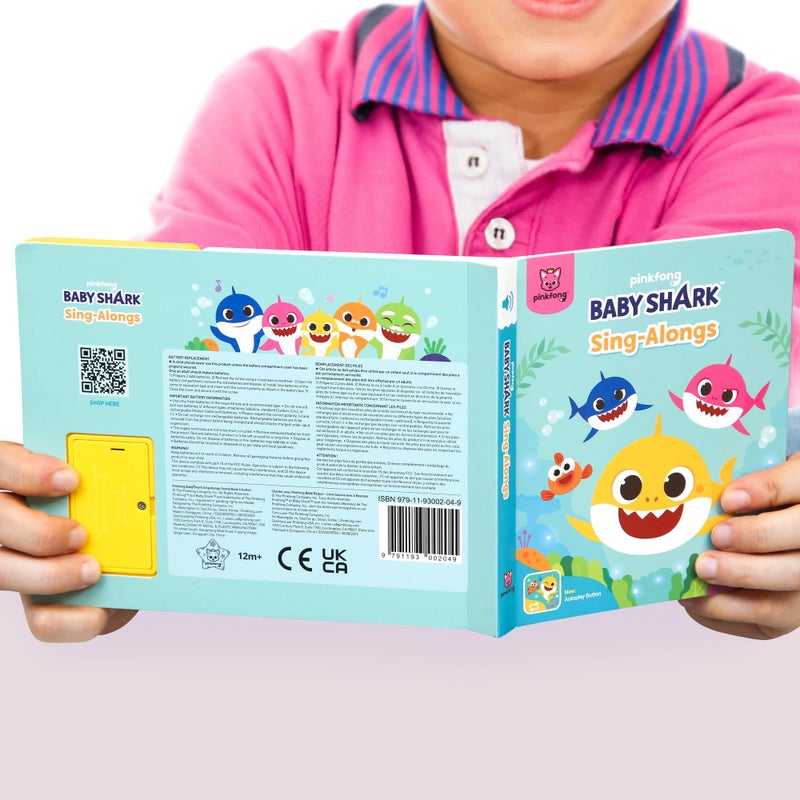 Pinkfong Baby Shark Sing-Alongs Sound Book - Interactive Learning, Nursery Rhymes - Ages 1+ - Image 5