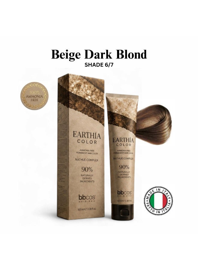 bbcos Earthia Hair Color 100ml 6.7 - Image 1