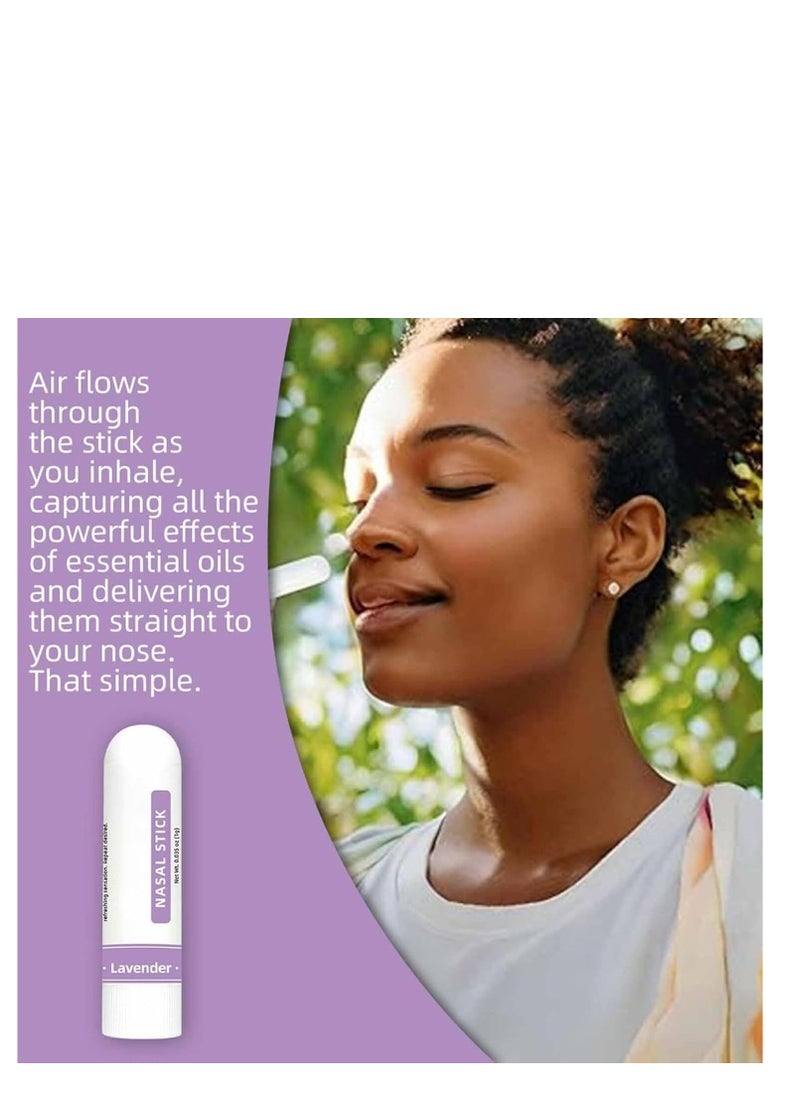 YOUBUY - Nasal Stick,Nasal Sticks,Nasal Inhaler Stick,Vapor Inhaler Nasal Stick,Menthol Inhaler Nasal Stick for Daily Relaxation, Stress Relief (4pcs) - Image 1