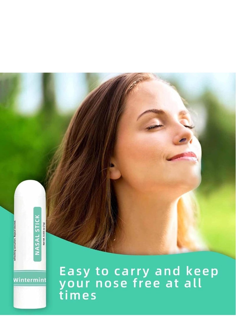 YOUBUY - Nasal Stick,Nasal Sticks,Nasal Inhaler Stick,Vapor Inhaler Nasal Stick,Menthol Inhaler Nasal Stick for Daily Relaxation, Stress Relief (4pcs) - Image 1