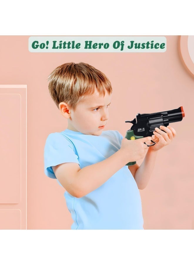 Moonmen Soft Bullet Toy Gun Revolver, Toy Foam Blaster Dart Toys with Darts, Education Model Toy Gun Shooting Game for Kids - Image 2