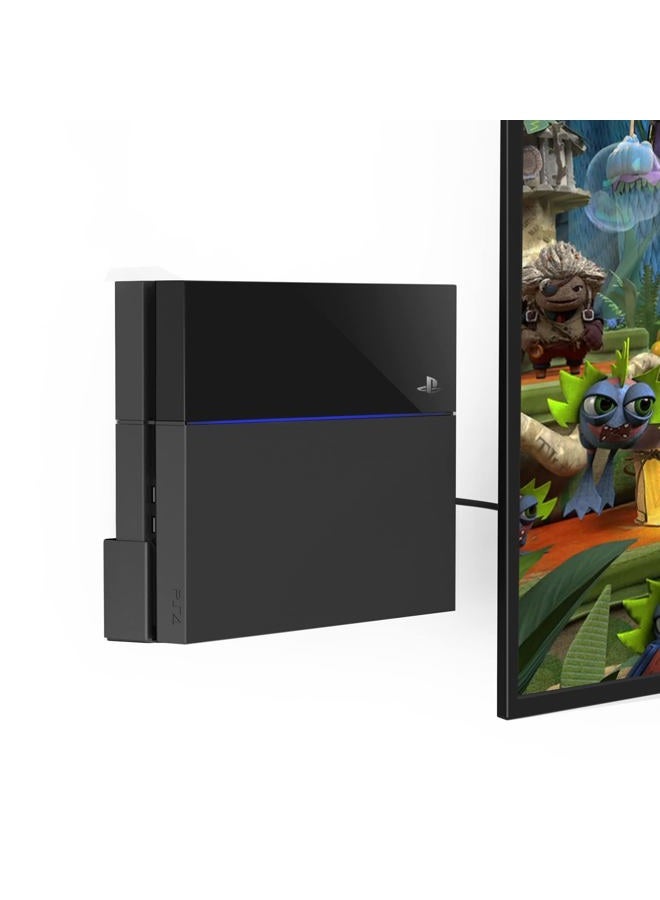 Monzlteck Wall Mount for PS4 Original(Old Model),Near or Behind TV, Space Saving - Image 1