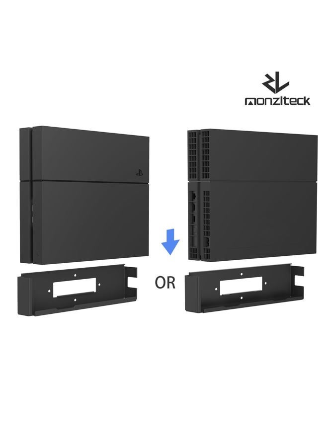 Monzlteck Wall Mount for PS4 Original(Old Model),Near or Behind TV, Space Saving - Image 4