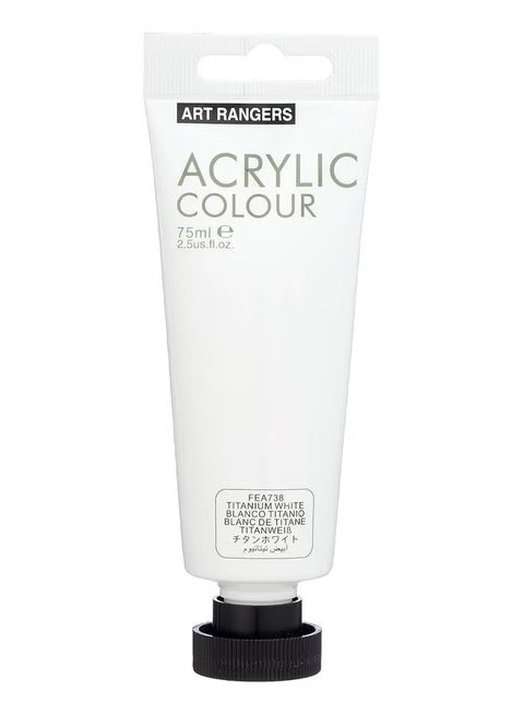 Acrylic Colour – White 75ml | High-Quality Acrylic Paint for Art & Craft - FEA738