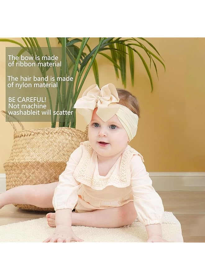 إيروريكس عصابات رأس وربطات شعر للبنات الصغار، 20 قطعة، عصابات رأس مرنة للغاية، إكسسوارات شعر ناعمة - Image 2