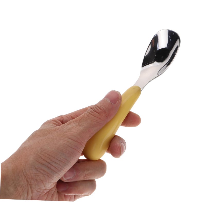 Stainless Steel Kids First Spoon Learning Feeding Utensils Set for Children - Image 4