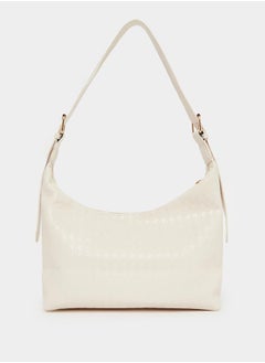 Styli Textured Tote Bag with Zip Closure  - Image 4