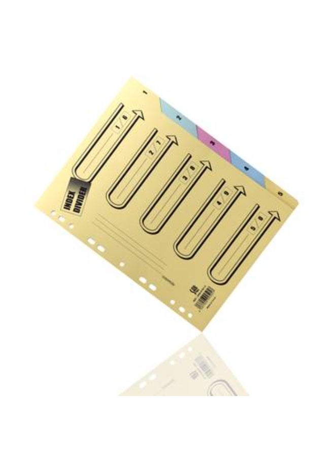 SAB  Separators Bristol - A4 Size - 5 Colored - Image 2