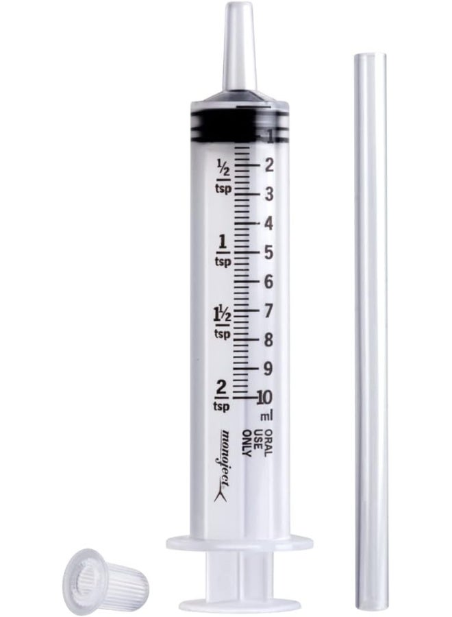Acu-Life Kids & Baby Oral Dosage Syringe & Dispenser, Transparent, Easy to Use and Reusable, 2 TSP (10 ml) Capacity - Image 3