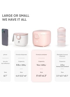 Termichy Termichy Milk-Powder Formula Dispenser Container: 14OZ Baby Formula Storage Container for Travel - Portable Formula Holder 400g  - Image 5